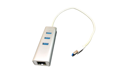 Anker 3-Port USB 3.0 Hub 10/100/1000 Gigabit Ethernet Converter A7514