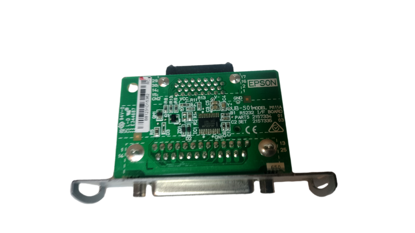 Epson M111A UB-S01 Serial/RS-232 Interface 2157334 Interface Card