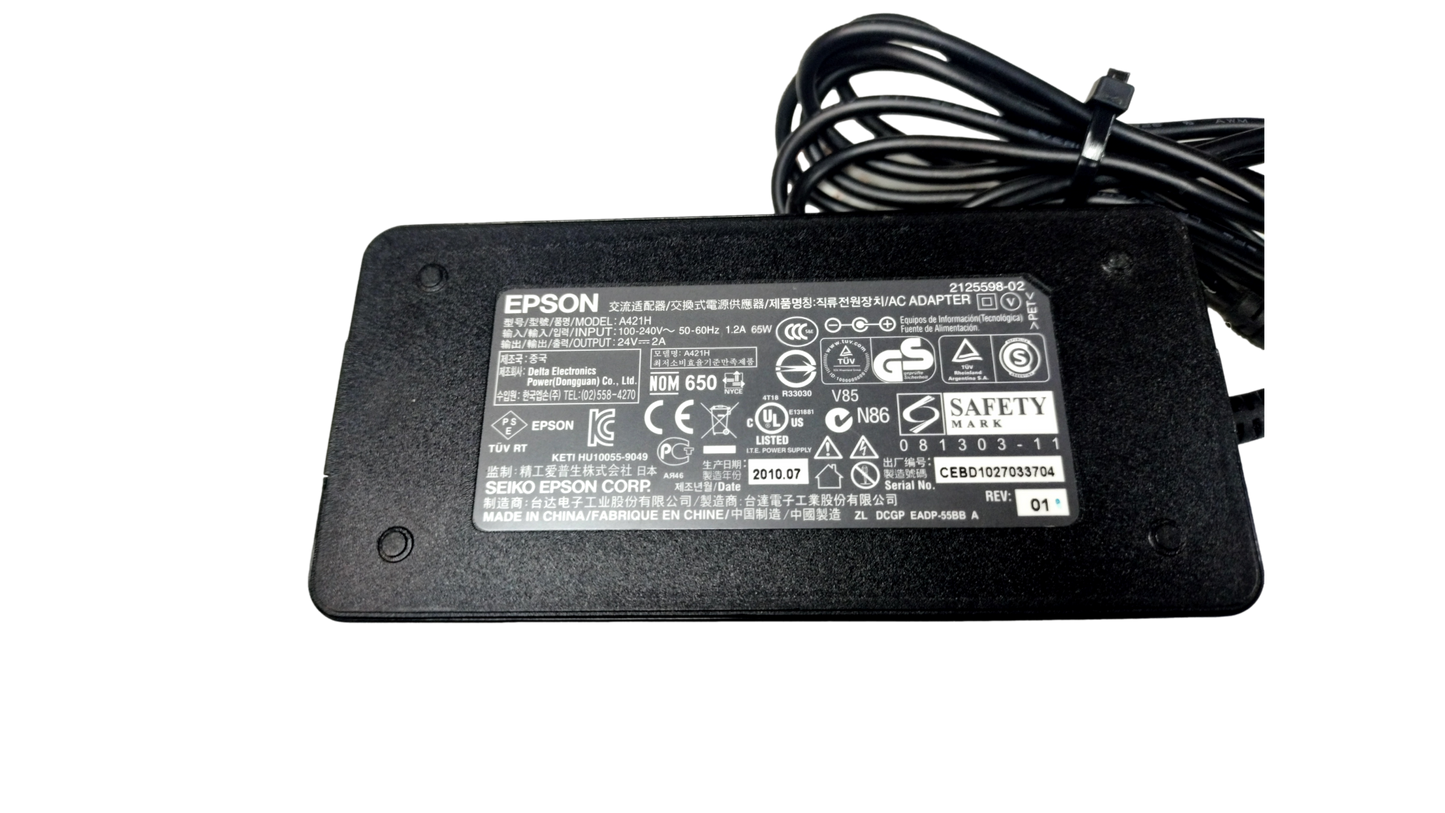 Epson Workforce Scanner A421H 24V 2A Power Adapter