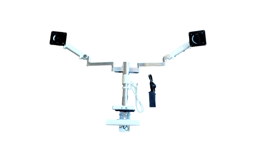 Humanscale M/Connect  Desktop Dual Monitor Arms With Dock #2