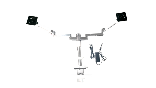 Humanscale M/Connect  Desktop Dual Monitor Arms With Dock #3