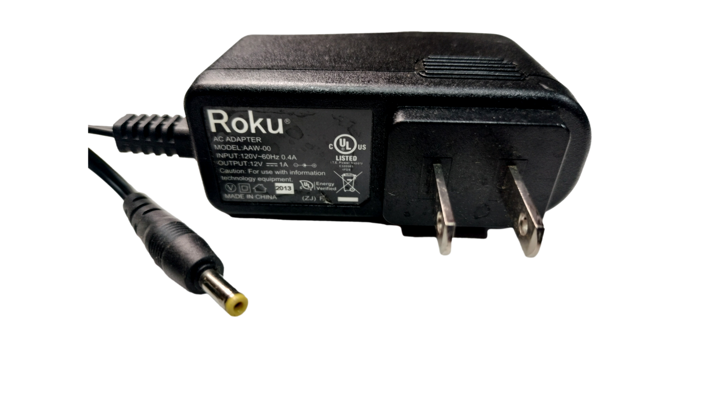 Roku 12V 1A AC Adapter Power Cord Charger AAW-00