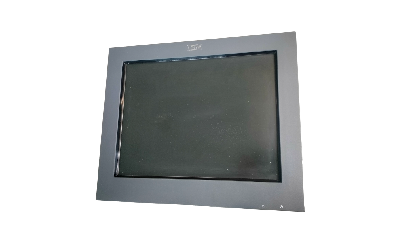 IBM POS 4820 15" Infrared Touchscreen Monitor Display With Mount
