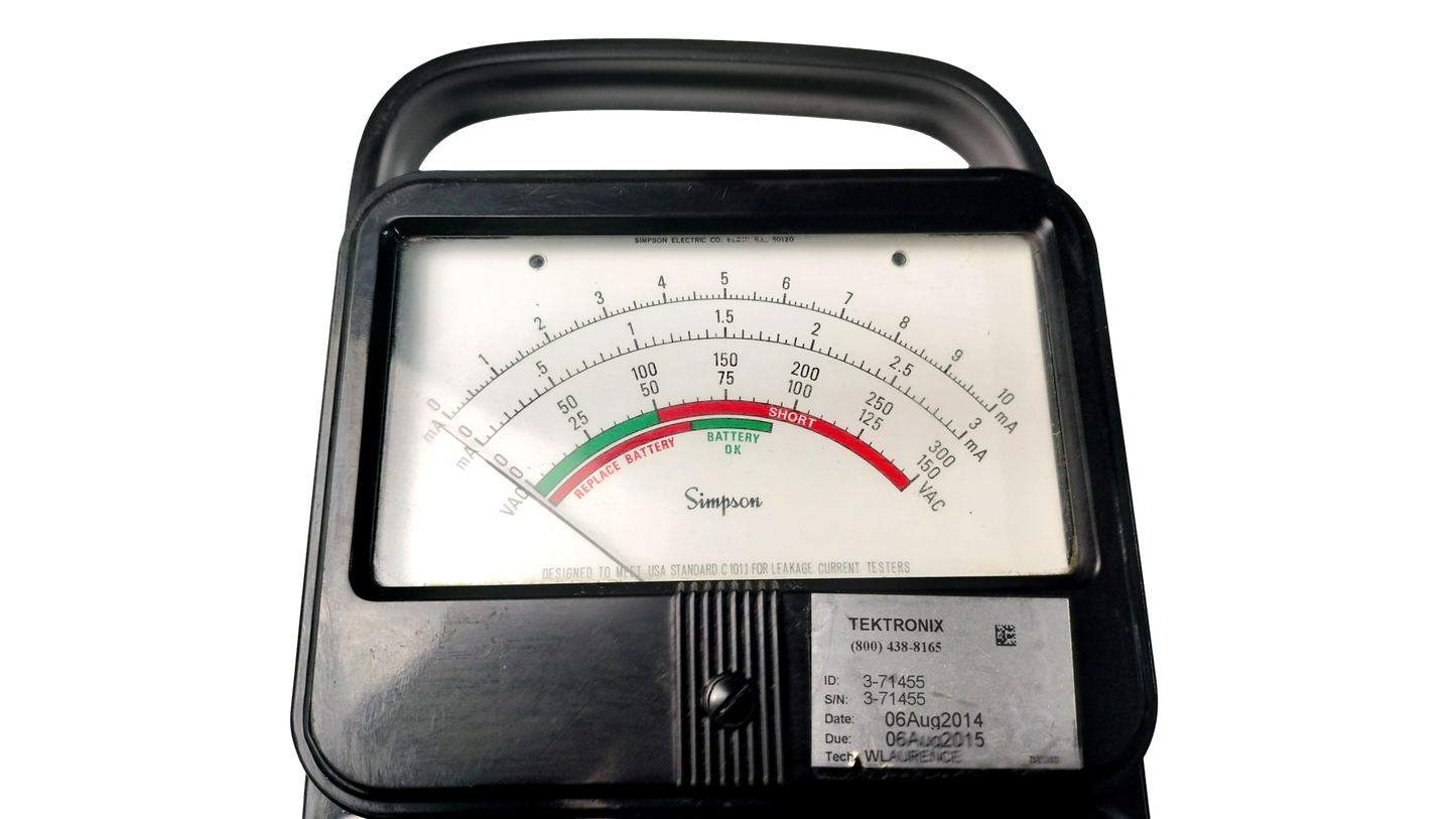 SIMPSON MODEL 229-2 AC LEAKAGE CURRENT TESTER