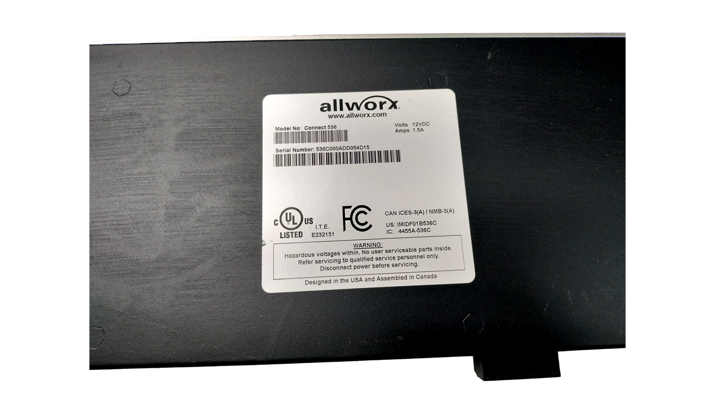 Allworx Connect 536 VOIP Phone System Server