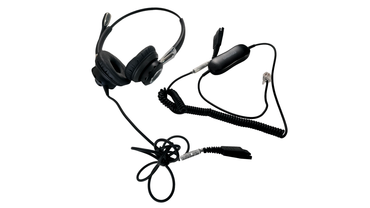 Jabra BIZ 2400 II Duo Wired Noise-Cancelling Professional Headset 2409-820-205