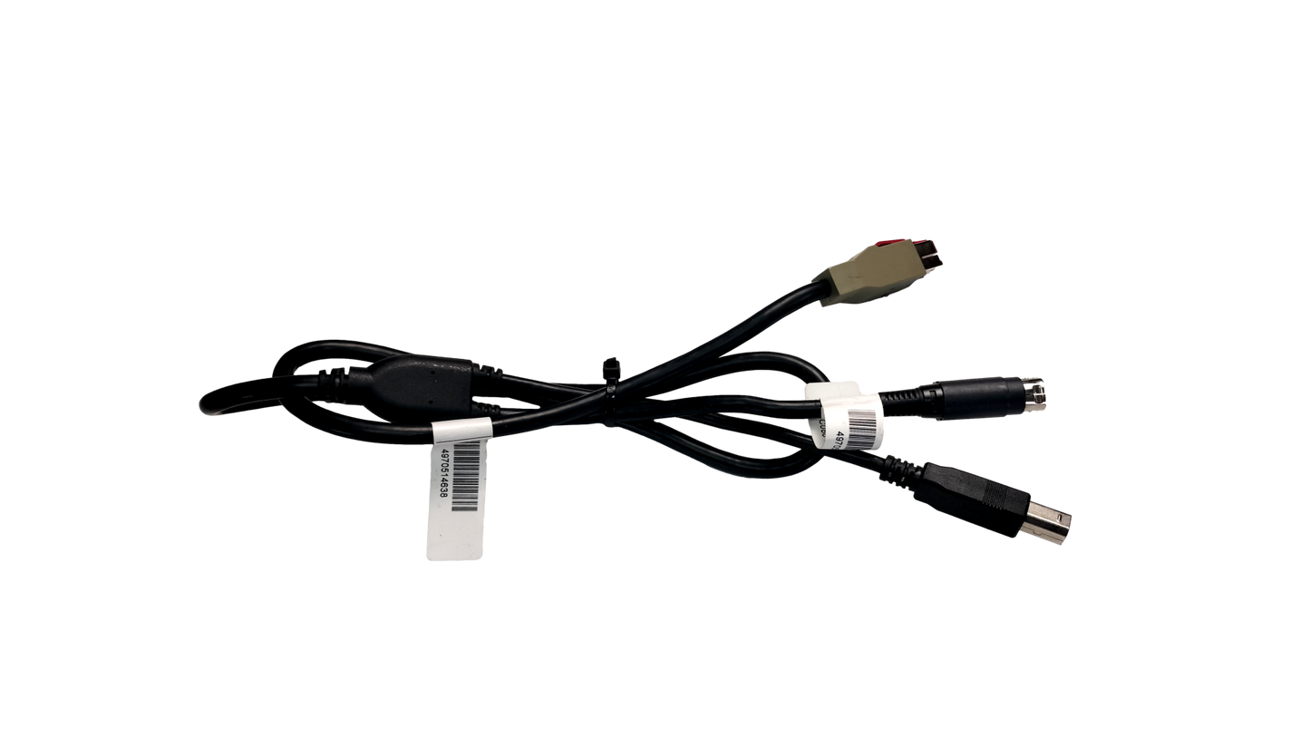 NCR Terminal Port Adapter Cable for CX5 CX7 to 24V USB Receipt Printer 1432-C828-0010