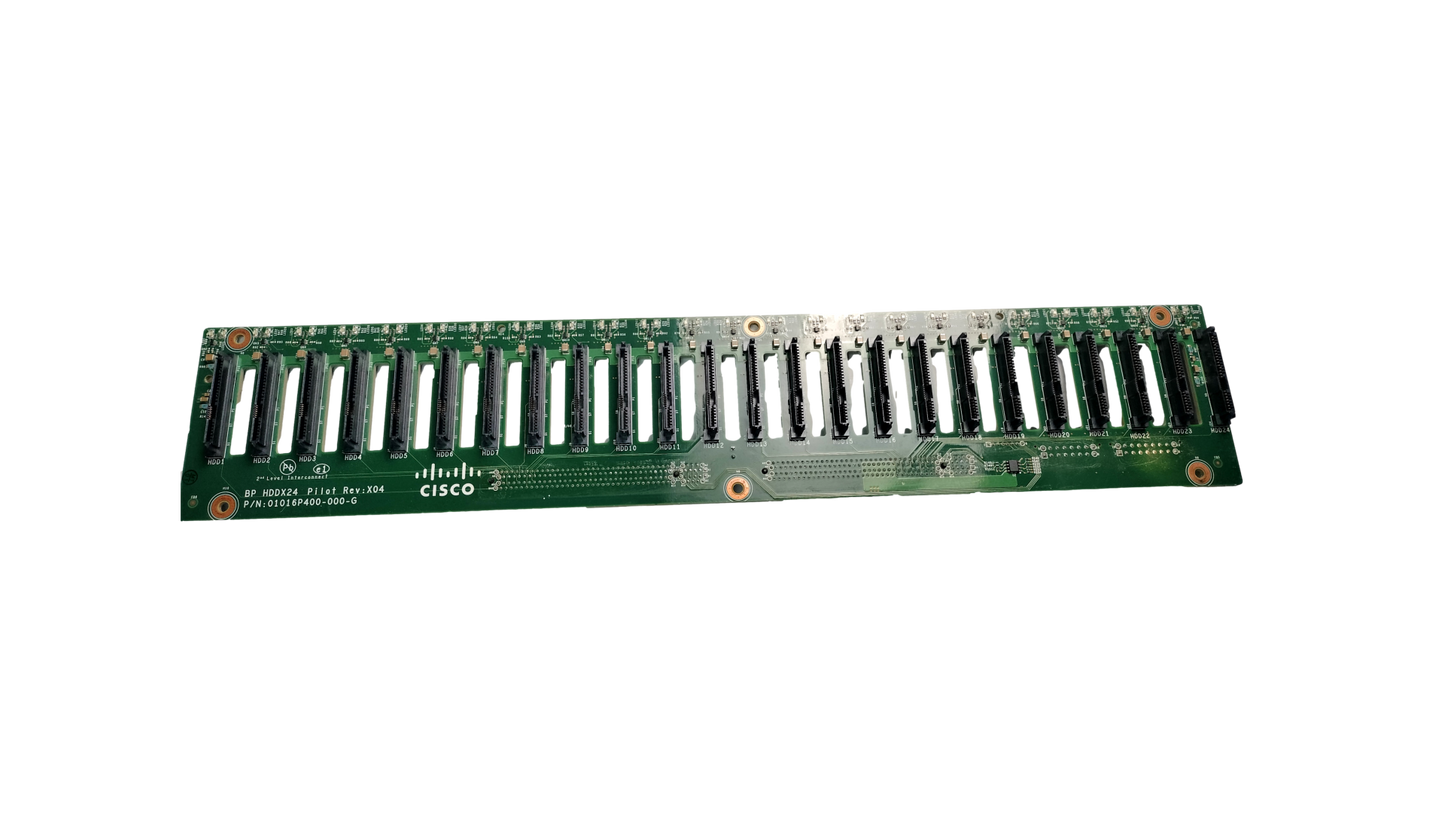 Cisco UCS C240 01016P400-000-G 24-Slot Disk SAS Backplane Board  74-10156-01
