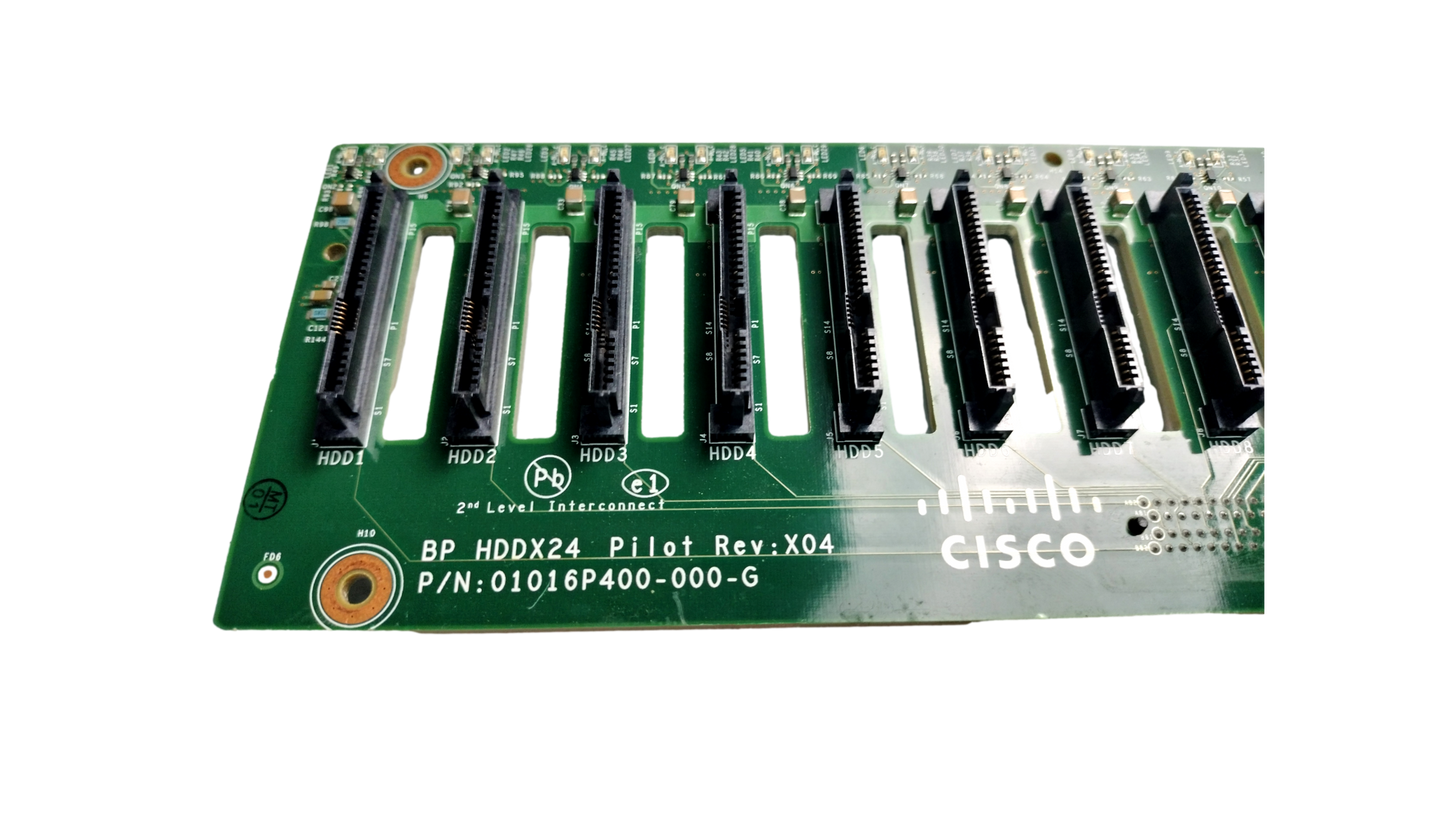 Cisco UCS C240 01016P400-000-G 24-Slot Disk SAS Backplane Board  74-10156-01