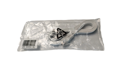 Flat White 1m Ethernet Cable  200-000064-50 CAT.5E E212689