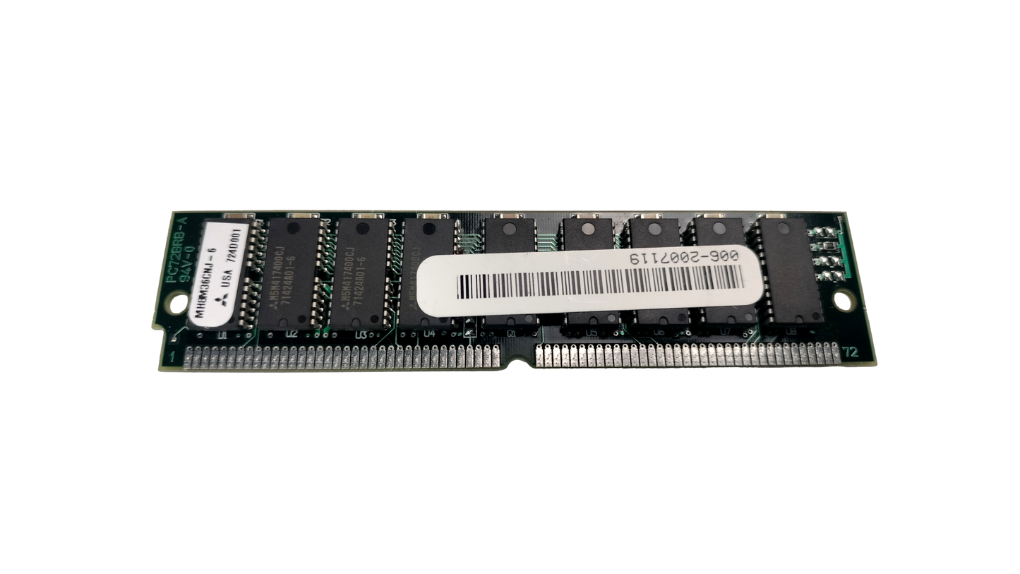 Mitsubishi MH8M36CNJ-6 32MB 60NS FPM 72-PIN SIMM