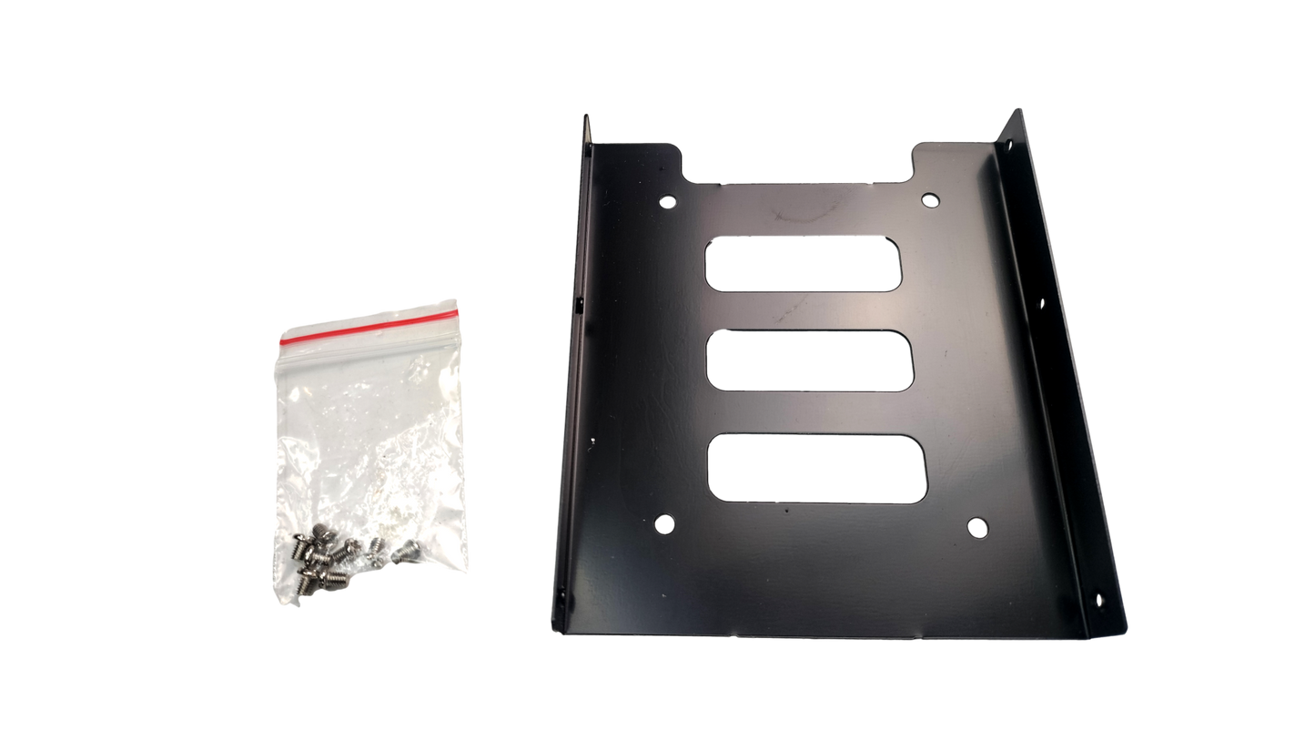New 2.5" to 3.5" Dual Bay Adapter Hard Drive Converter Bracket