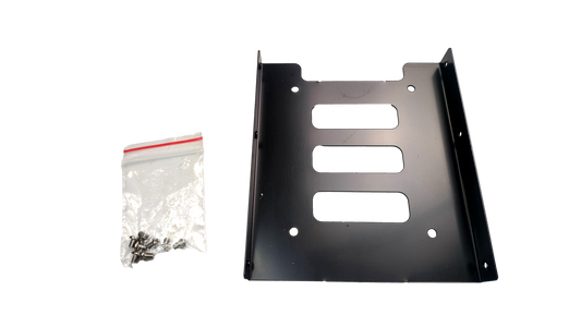 New 2.5" to 3.5" Dual Bay Adapter Hard Drive Converter Bracket