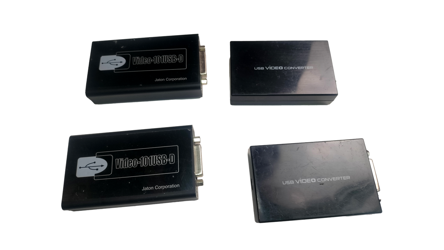 Lot of 8 Generic Mini USB to DVI Video Adapters