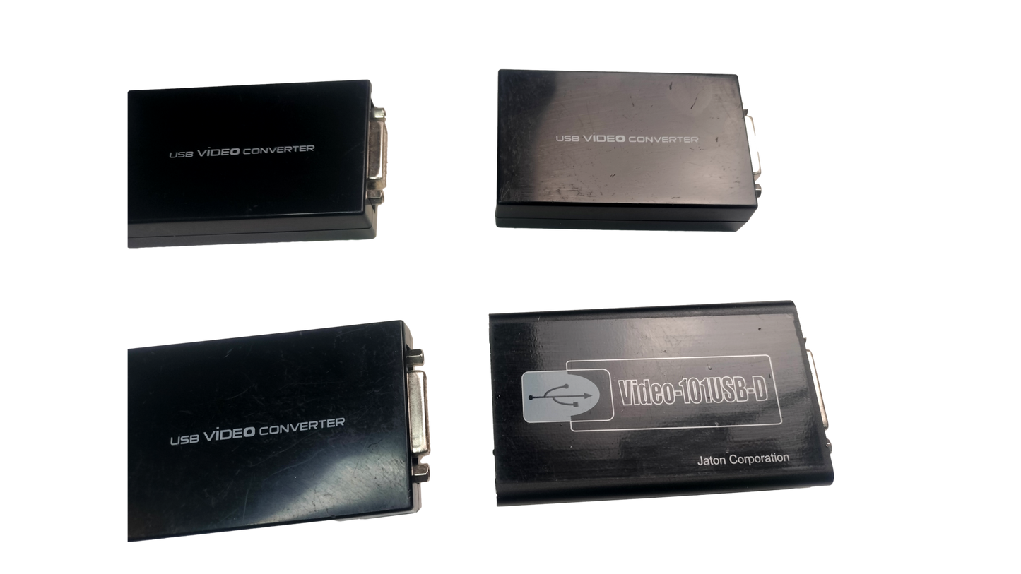 Lot of 8 Generic Mini USB to DVI Video Adapters