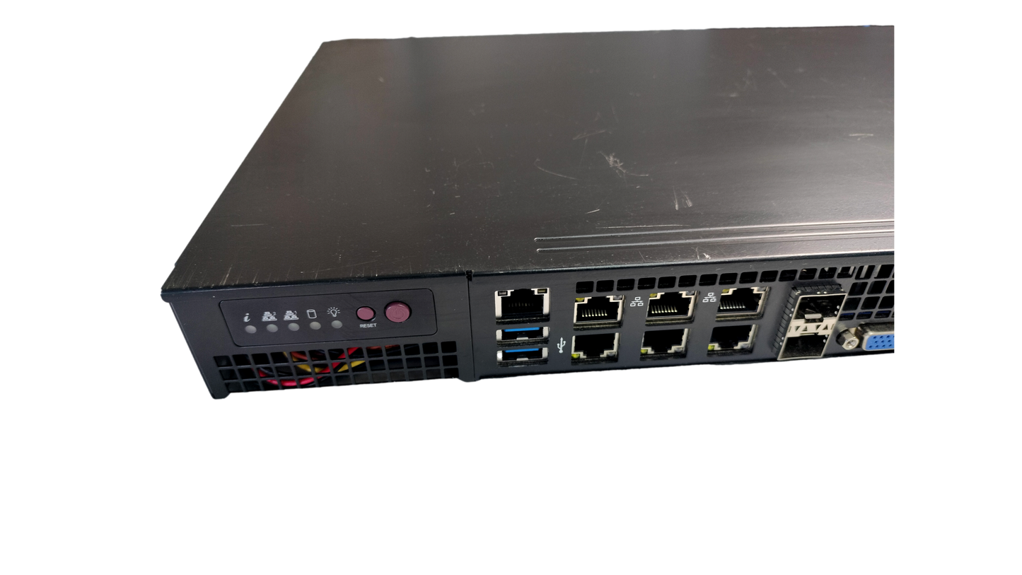 Supermicro 505-2 SYS-5019D-4C-4N8TP Xeon D-2146NT 32GB RAM 1U Server