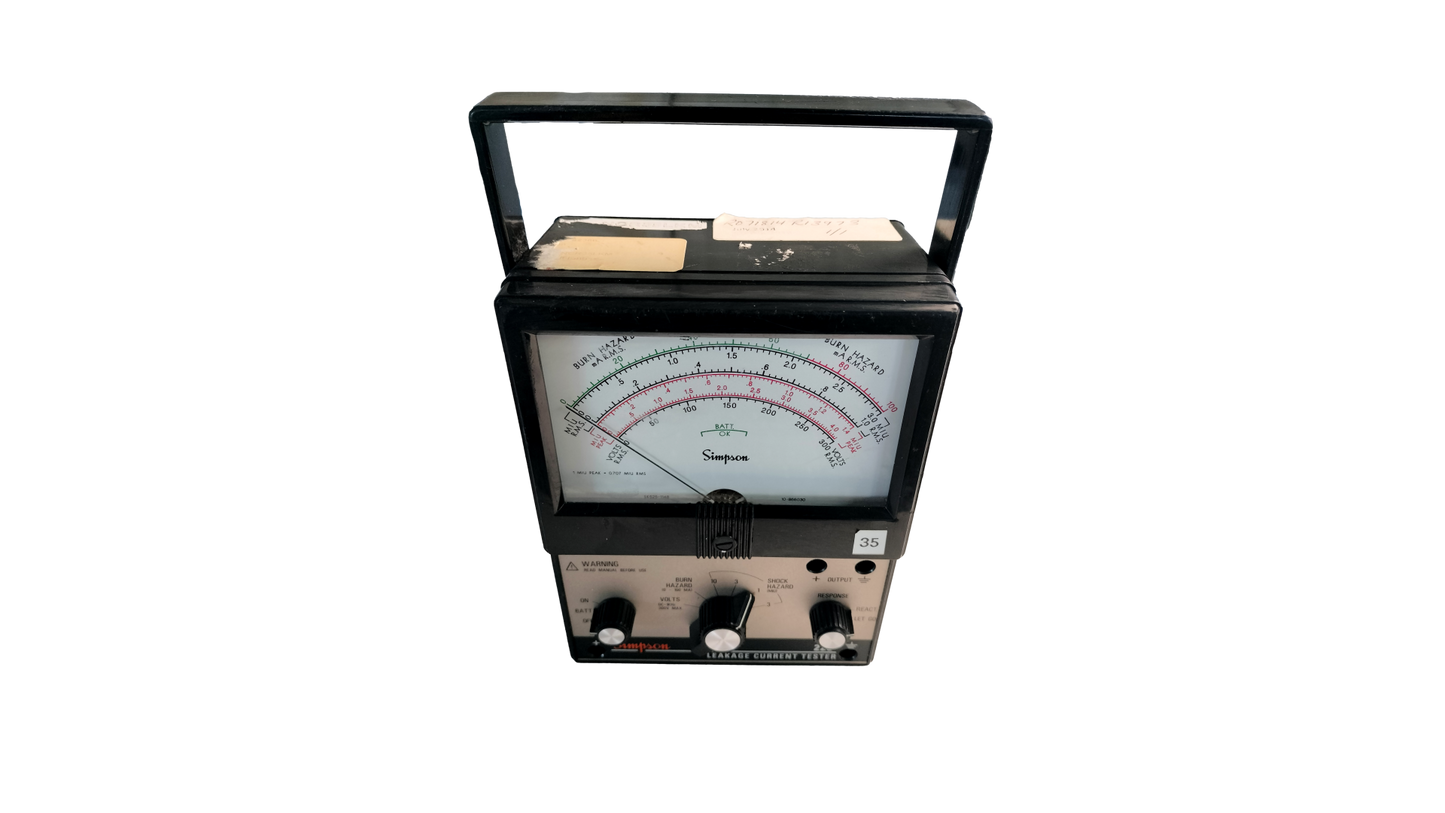 SIMPSON MODEL 228 AC LEAKAGE CURRENT TESTER