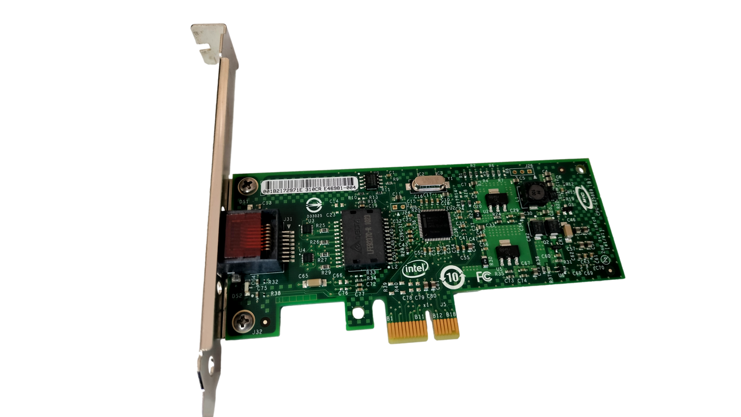 Intel Pro/1000 CT Single-Port RJ-45 1Gbps PCI Express Desktop Network Adapter EXPI9301CTBLK
