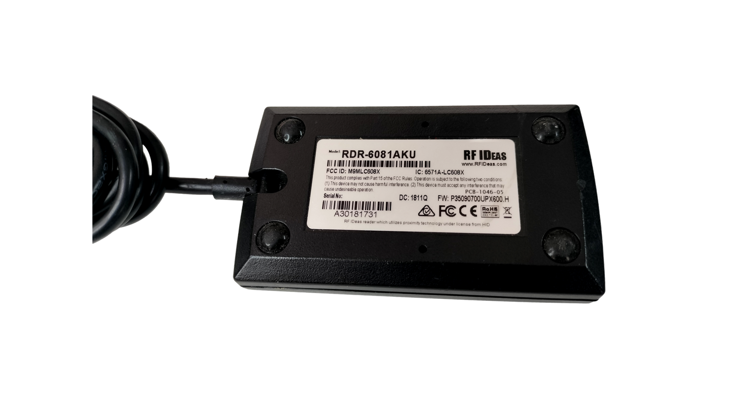RF IDEAS RDR-6081AKU pcProx WAVE ID USB Proximity Card Reader