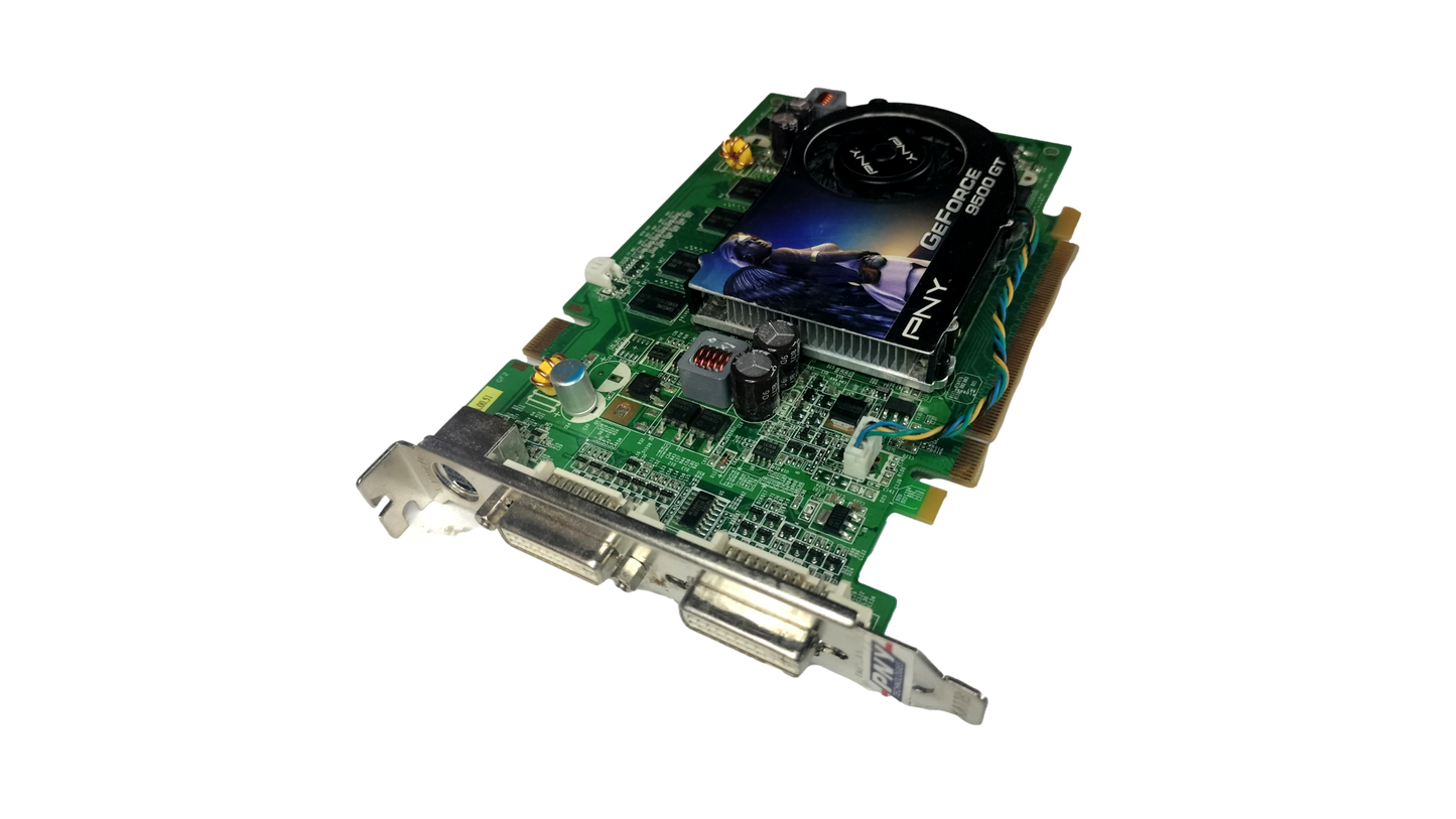 PNY NVIDIA GeForce 9500GT 512MB DDR2 PCI-E Express Graphics Card VCG95512GXPB