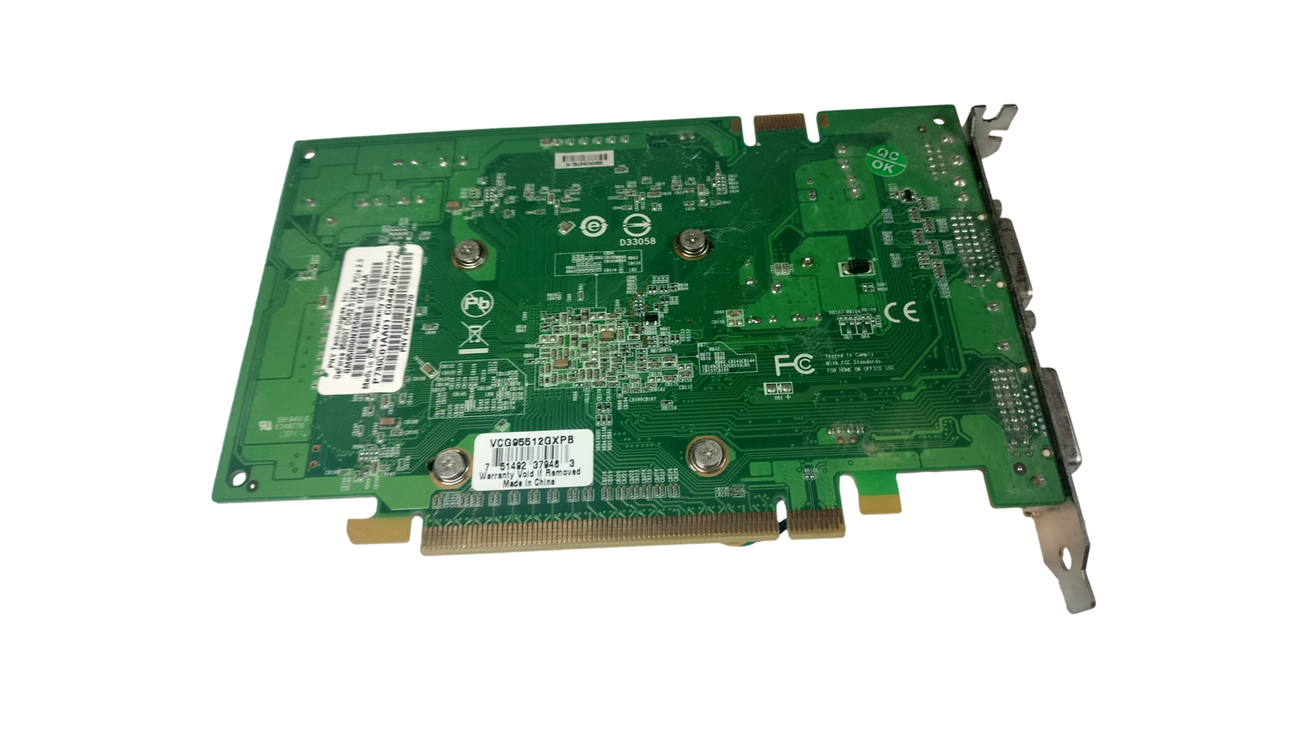 PNY NVIDIA GeForce 9500GT 512MB DDR2 PCI-E Express Graphics Card VCG95512GXPB