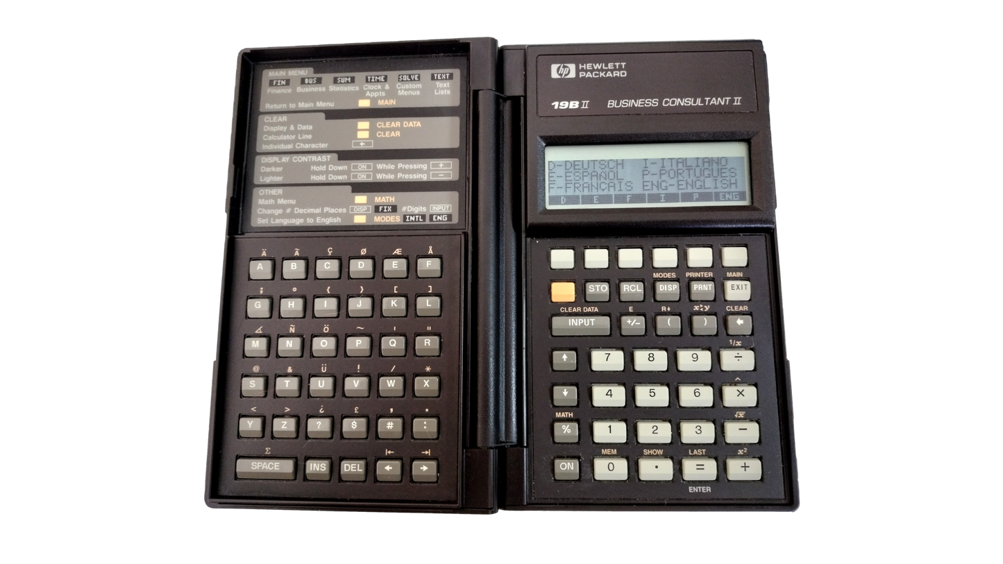 HP 19B II Business Consultant II Calculator Tested New Batteries