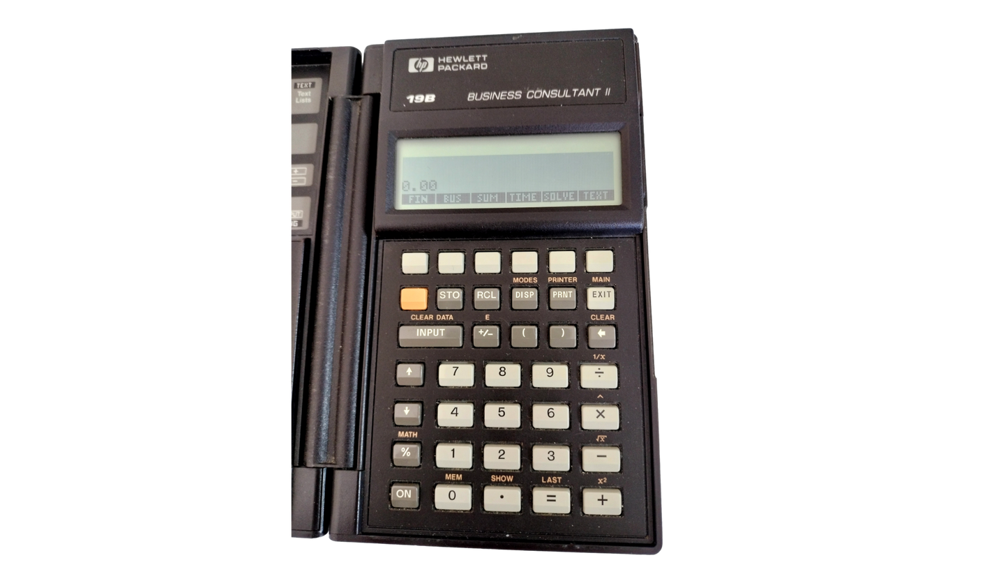 HP 19B Business Consultant II Calculator Tested New Batteries
