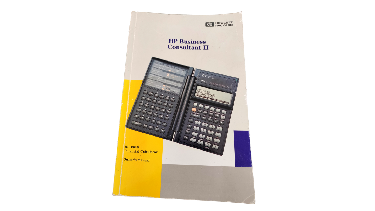HP 19B II Business Consultant II Calculator Tested New Batteries