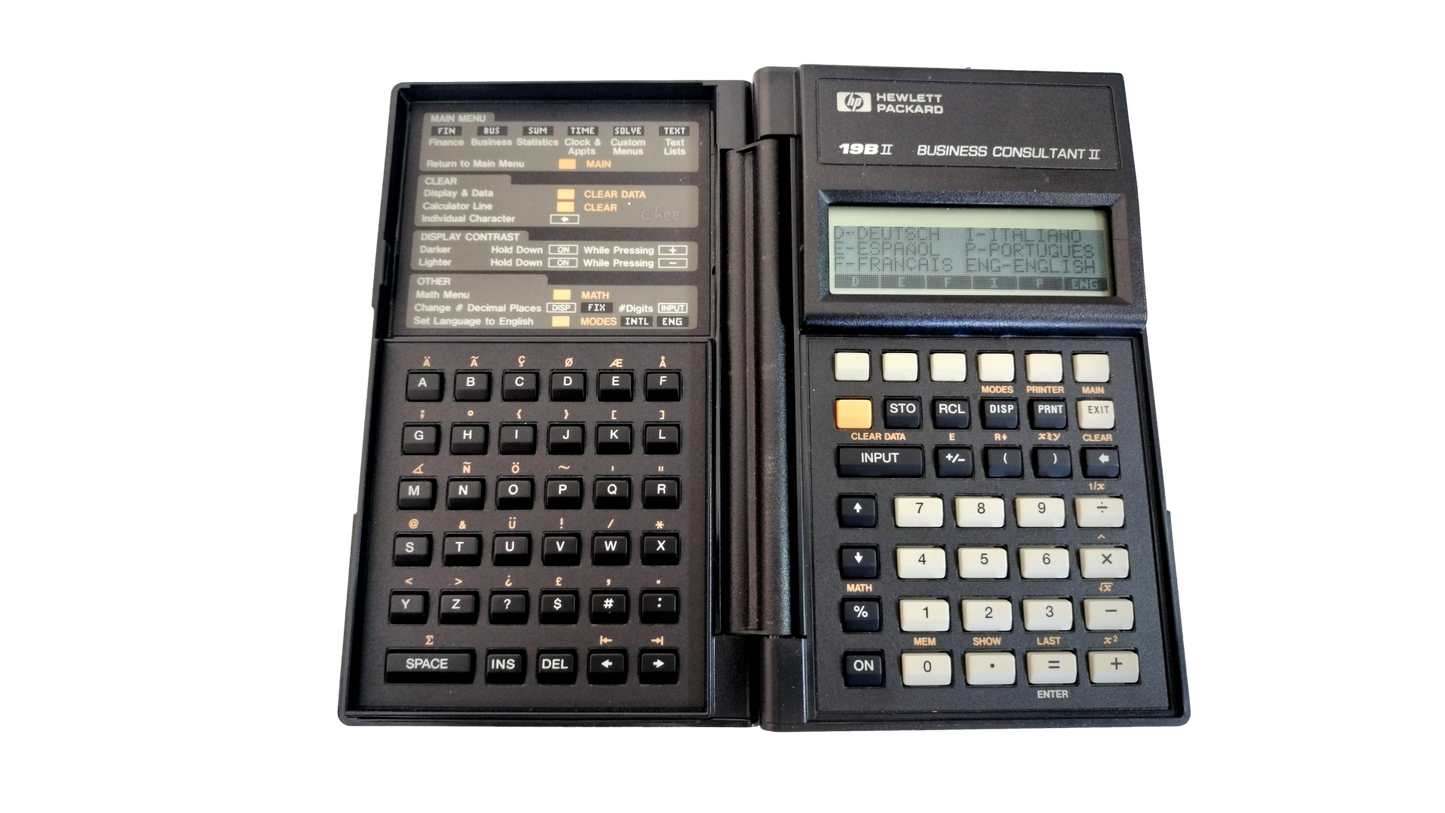 HP 19B II Business Consultant II Calculator Tested New Batteries
