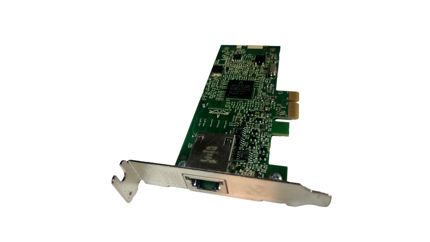 Dell BCM95722A2202G Single Port Gigabit PCI-e Network Interface Card D765K