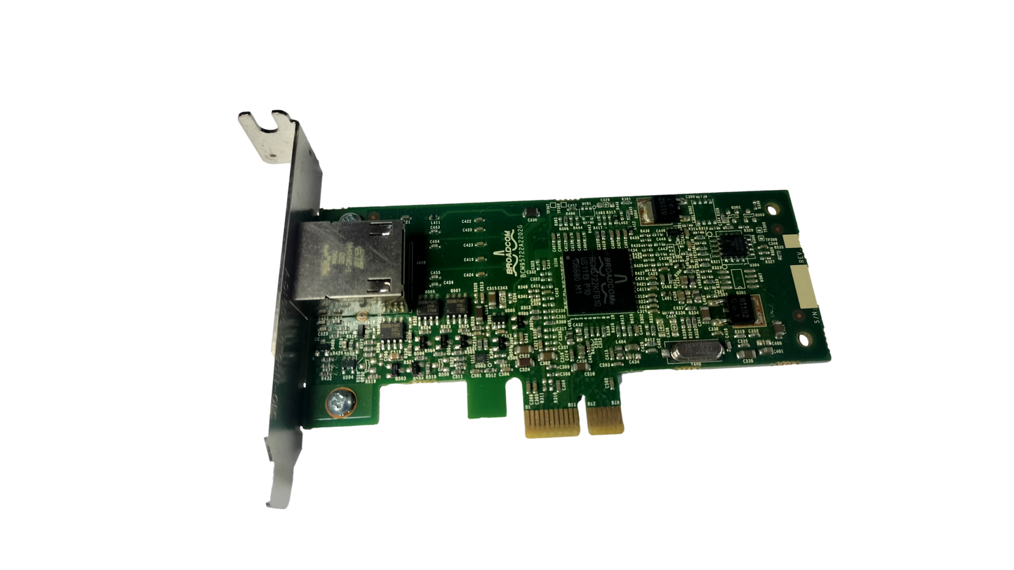 Dell BCM95722A2202G Single Port Gigabit PCI-e Network Interface Card D765K
