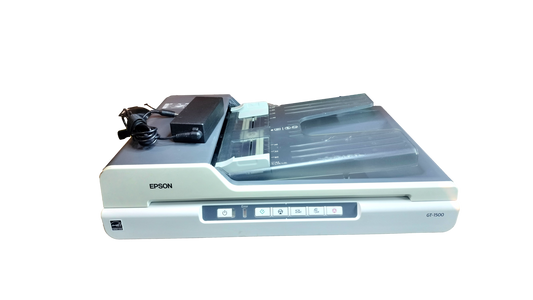 Epson WorkForce GT-1500 Color Flatbed Scanner W/ Power adapter