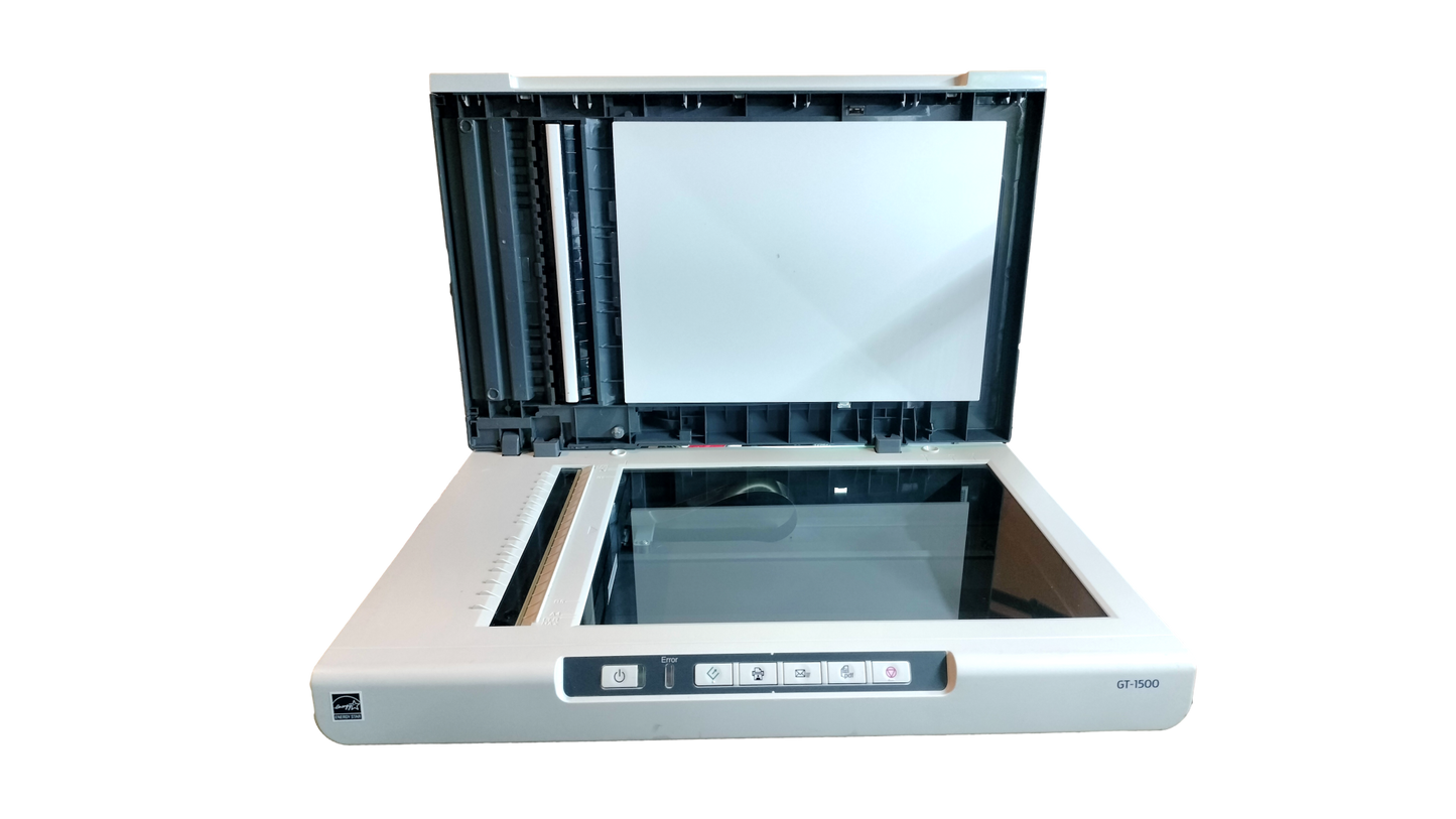 Epson WorkForce GT-1500 Color Flatbed Scanner W/ Power adapter