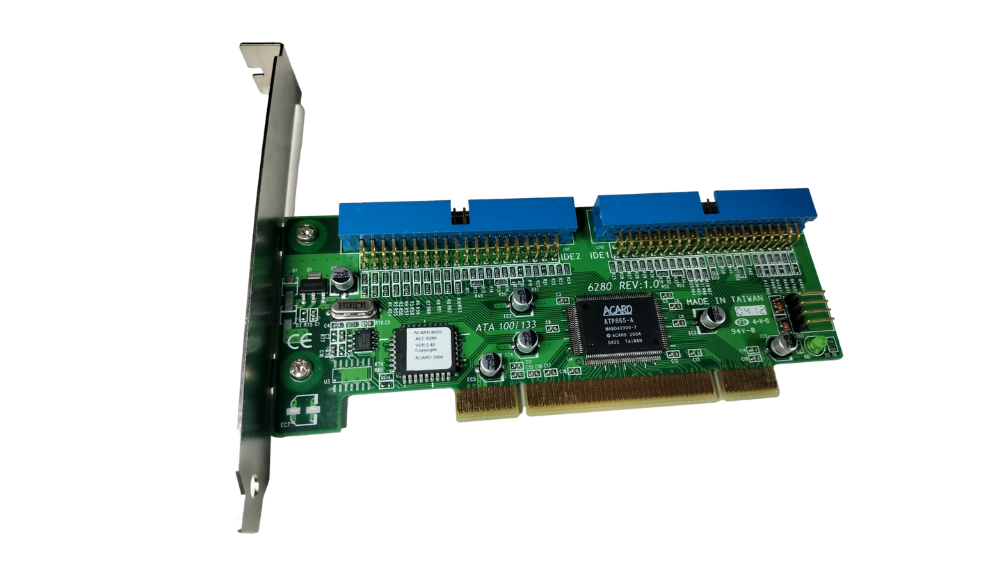 Dual IDE ATA 100/133 PCI Adapter 6280 Rev 1.0