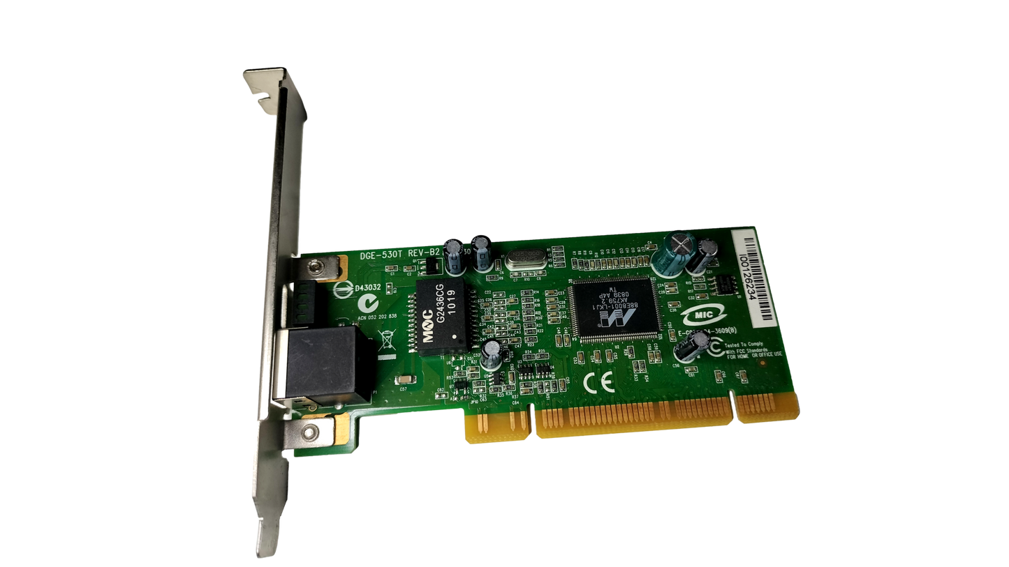 D-Link 10/100/1000 Desktop PCI Adapter Gigabit Ethernet Desktop DGE-530T Rev-B2