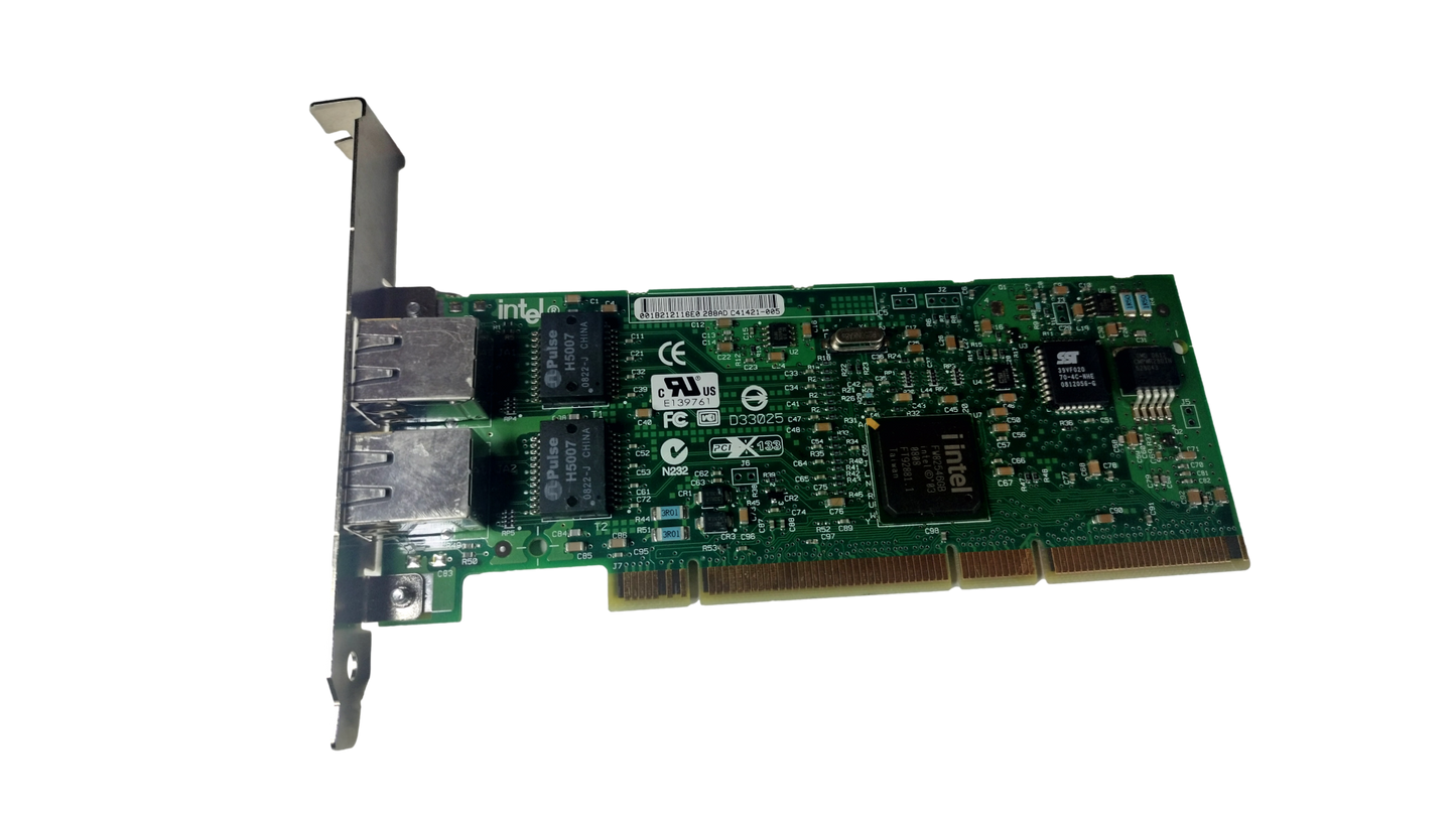Intel PRO/1000 MT Dual Port PCI Network Adapter - PWLA8492MTBLK5