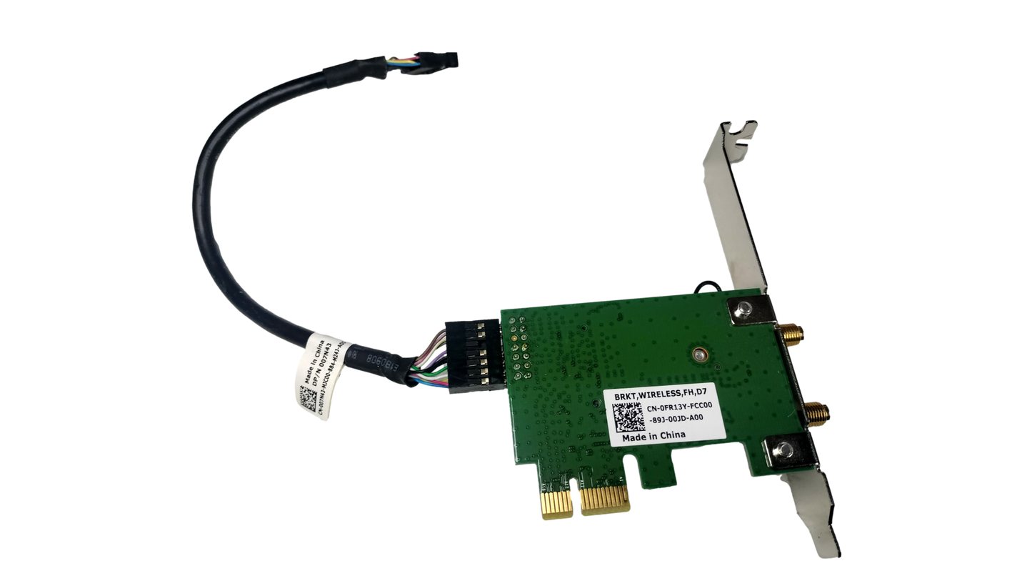 Dell FR13Y WiFi Wireless Access Card with cable PCIe Full Height