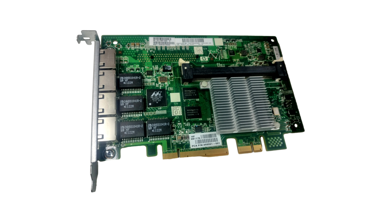 HP Quad Port PCIe Gigabit Server Adapter P/N 468001-001