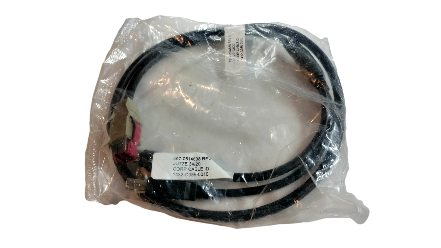 NCR 497-0514638 USB PRINTER & POWER CABLE 24V 1432-C086-0010