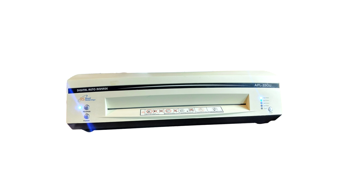 Royal Sovereign 13" APL-330U Hot & Cold Professional Laminating Machine