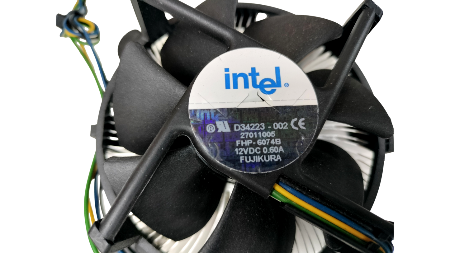 Intel D34223-002 LGA775 12v .6a Heatsink & Fan