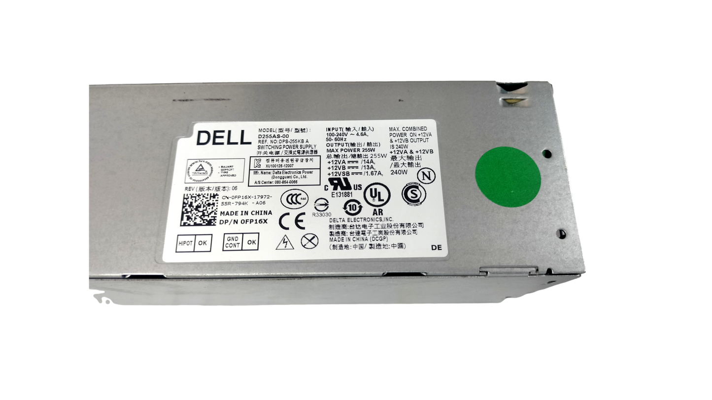 Dell DPS255KB A OptiPlex 3020 7020 9020 SFF 255W Power Supply 0FP16X