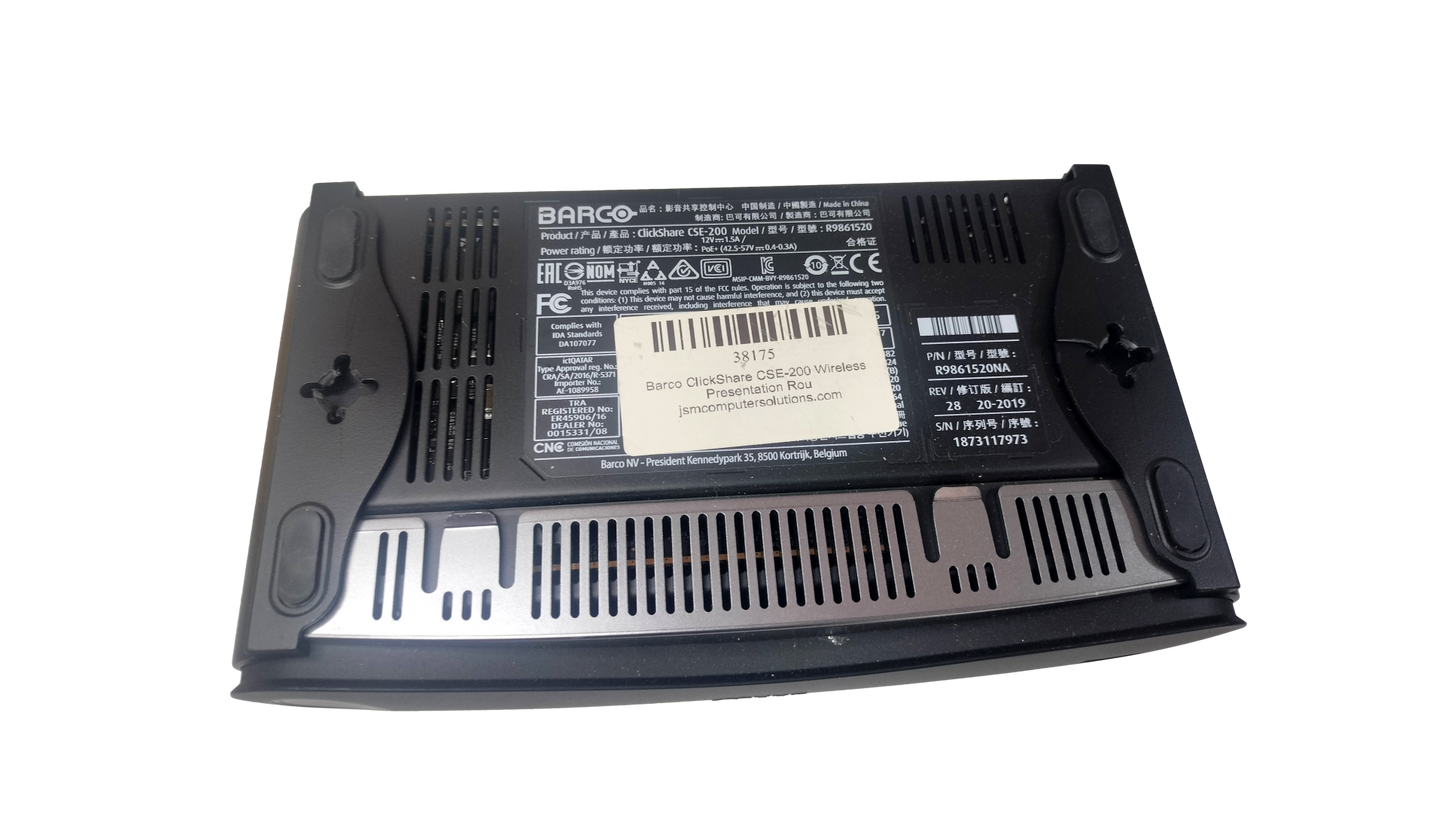 Barco ClickShare CSE-200 Wireless Presentation Router