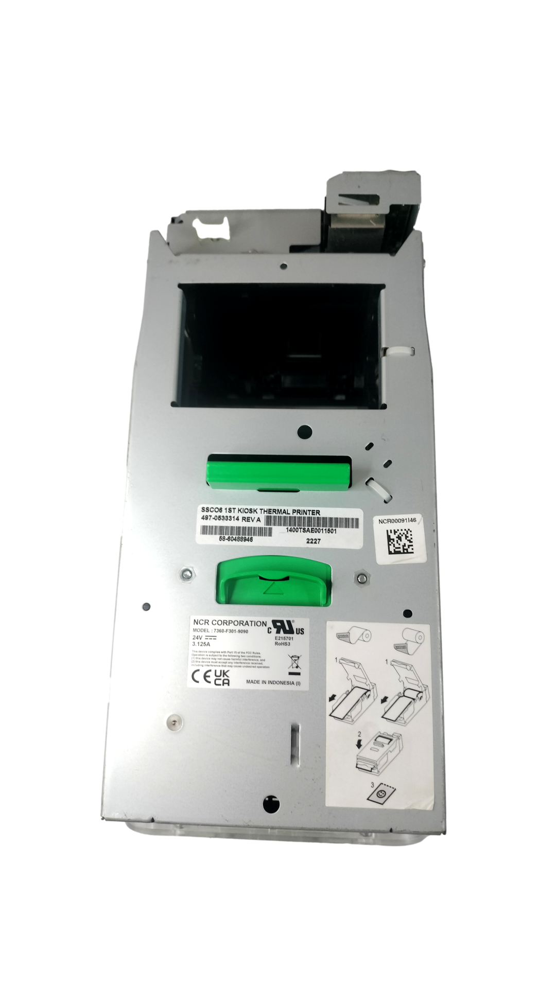 NCR 7360-F301-9090 SSCO6 Fast Lane Self Serv Checkout Kiosk Thermal Printer
