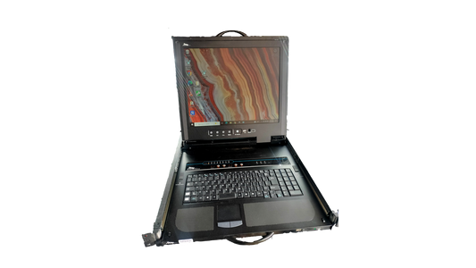 Middle Atlantic RM-KB-LCD17X8KVM - 17" Rackmount LCD Keyboard, 1 RU, 8 Port KVM