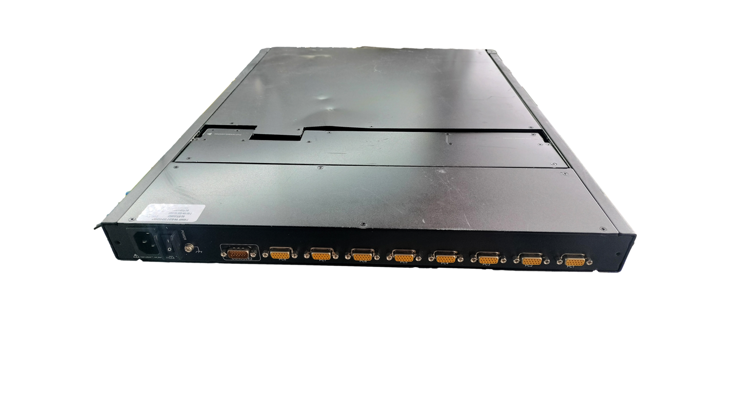 Middle Atlantic RM-KB-LCD17X8KVM - 17" Rackmount LCD Keyboard, 1 RU, 8 Port KVM