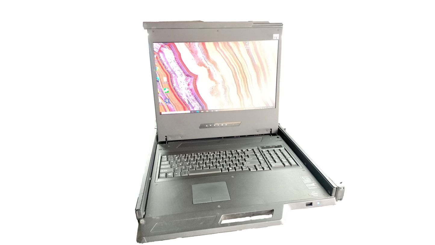 LCD1U17-30-N-2P  17" Rackmount LCD Keyboard KVM