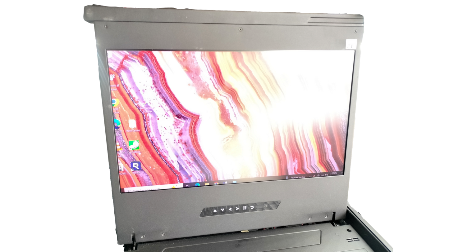 LCD1U17-30-N-2P  17" Rackmount LCD Keyboard KVM