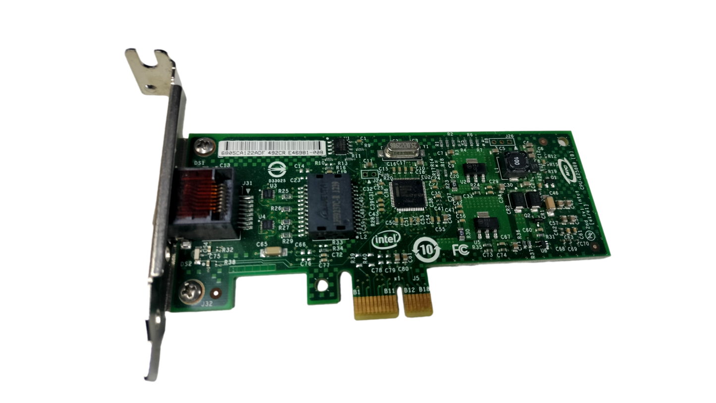 Intel EXP19301CTBLK Gigabit Ct Desktop Adapter Network Card 893647 Short Height