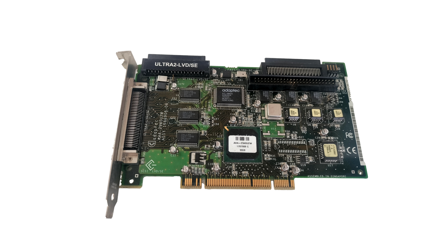 Adaptec AHA-2940U2W PCI Host Adapter SCSI Ultra2 Card, 1686906-00